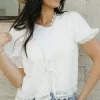 So Me Alaina Top-Off White New