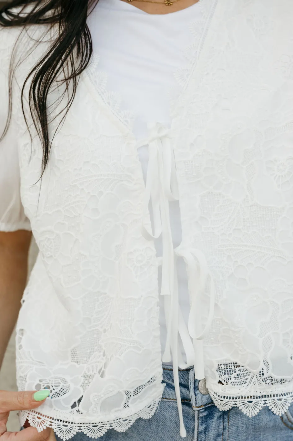 So Me Alaina Top-Off White New