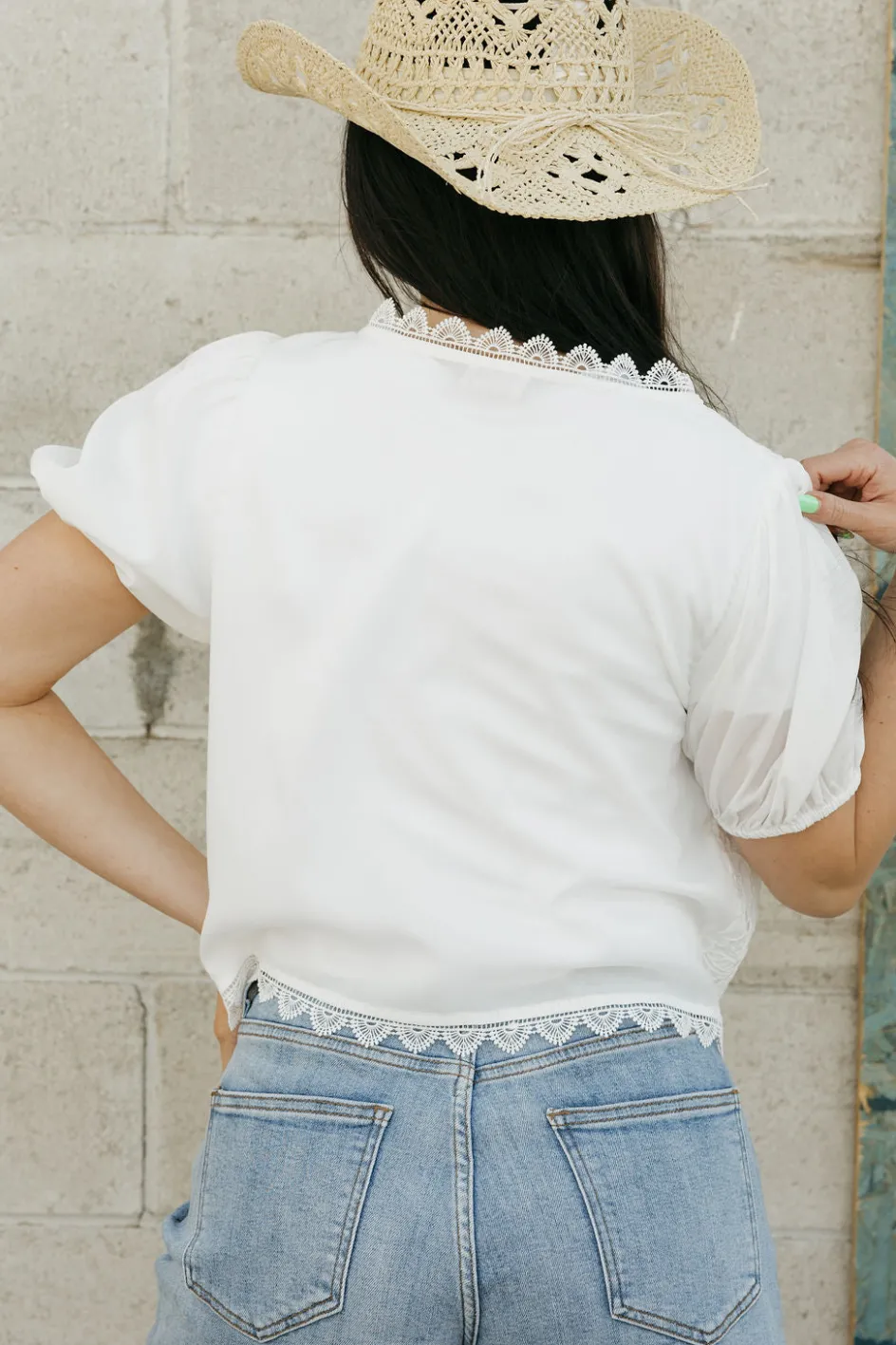 So Me Alaina Top-Off White New