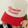 Fashion City American Honey Trucker Hat- Red Fashion