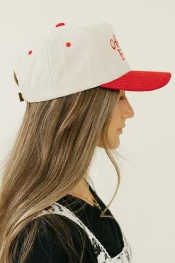 Fashion City American Honey Trucker Hat- Red Fashion