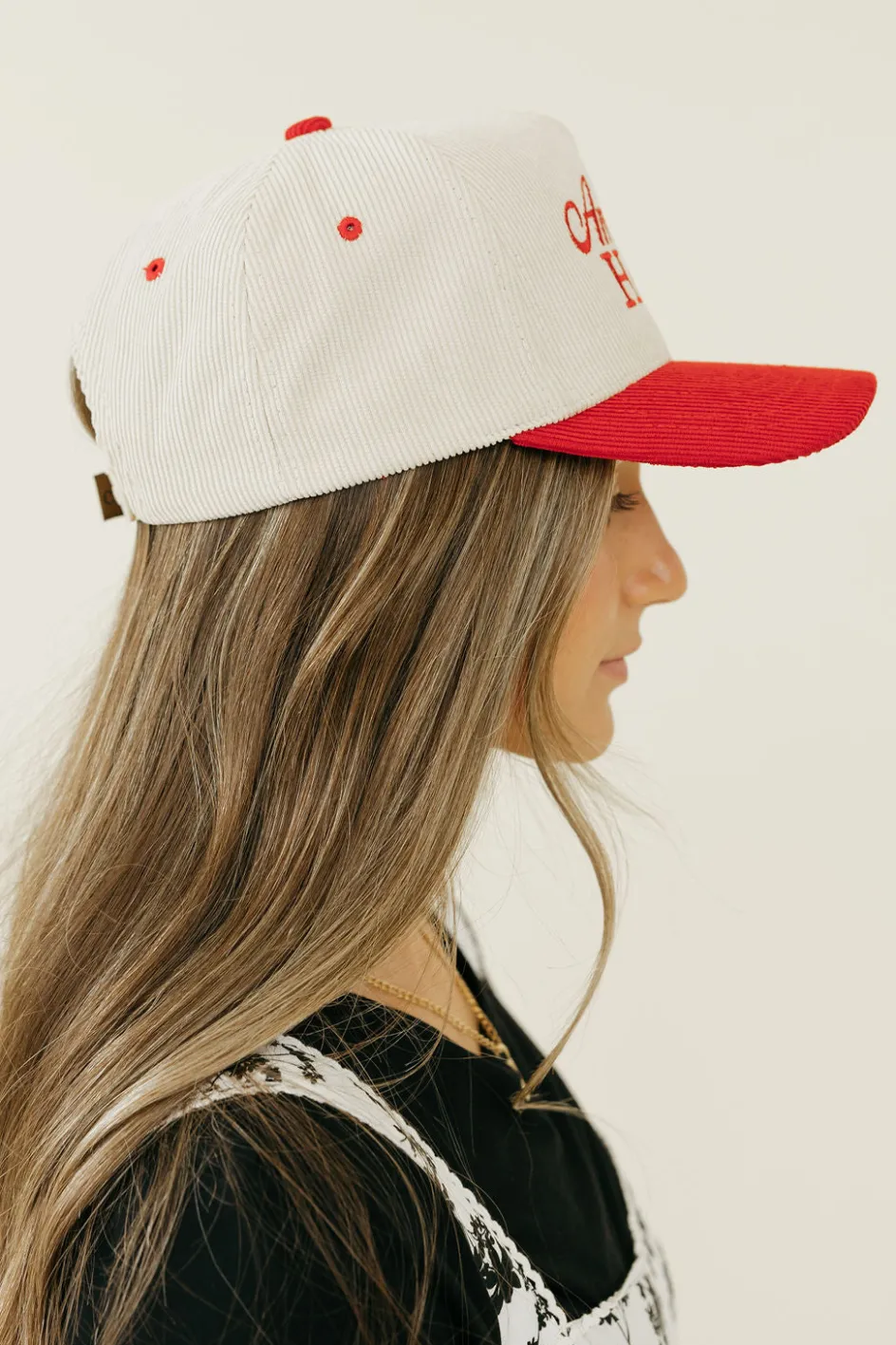 Fashion City American Honey Trucker Hat- Red Fashion