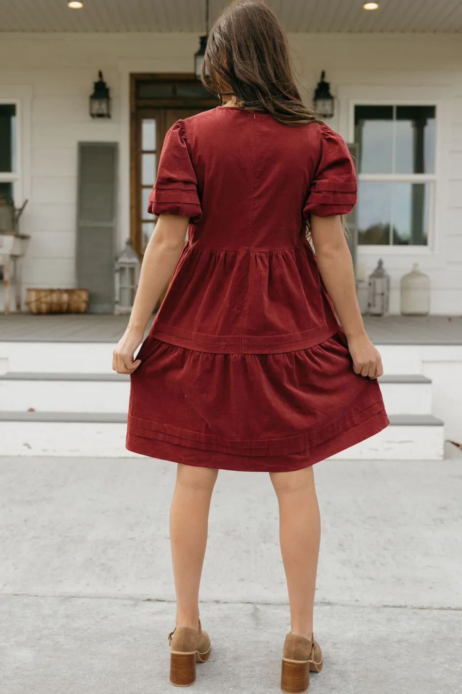Dongguan Huoyoung Apparel Co Ames Dress-Burgundy Red Online
