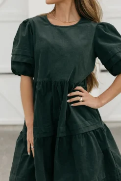 Dongguan Huoyoung Apparel Co Ames Dress-Forest Green Clearance
