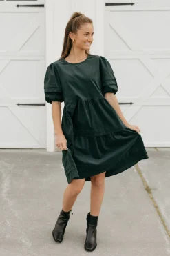 Dongguan Huoyoung Apparel Co Ames Dress-Forest Green Clearance