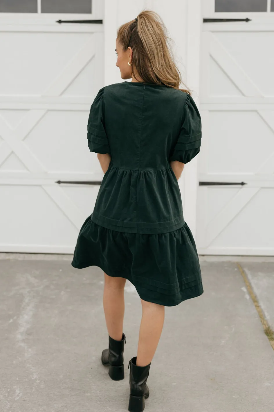 Dongguan Huoyoung Apparel Co Ames Dress-Forest Green Clearance