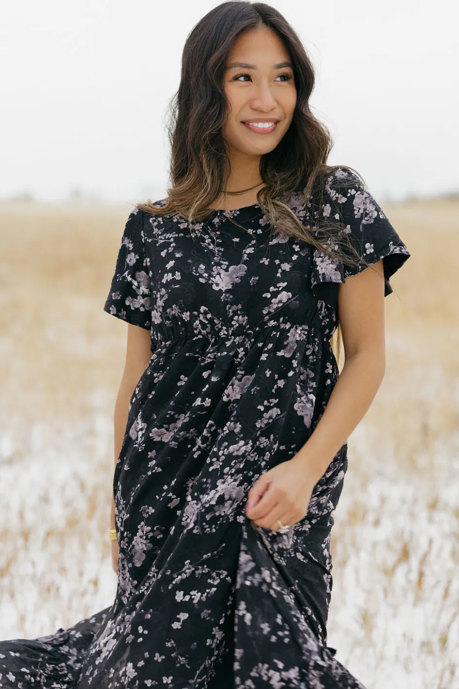 Dongguan Huoyoung Apparel Co Aria Dress- Floral Black Best