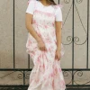 Mine and E&M Ashlee Dress- Floral Pink Outlet