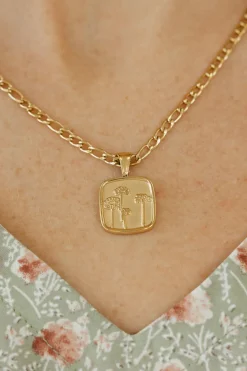 Ali Express Aster Necklace- Gold Sale