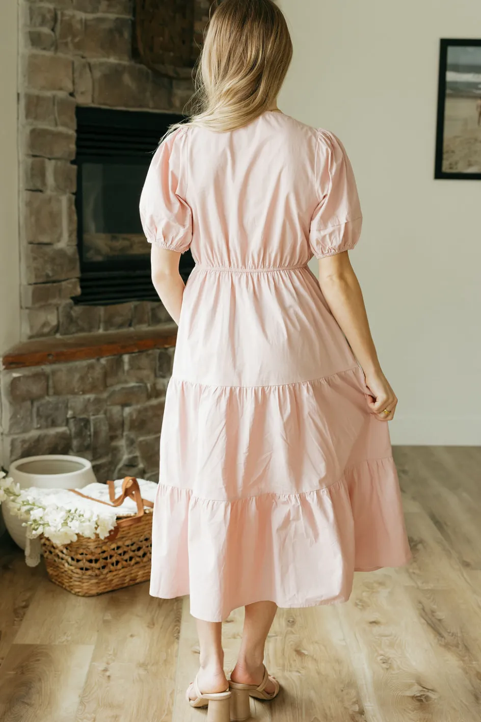 Rivir Avelynn Dress-Blush Pink Clearance