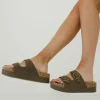 Shoe La La Avril Sandals-Mocha Outlet