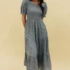 Elloh Baylor Dress- Blue Outlet