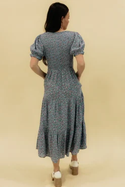 Elloh Baylor Dress- Blue Outlet
