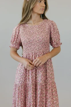 Elloh Baylor Dress- Pink Sale