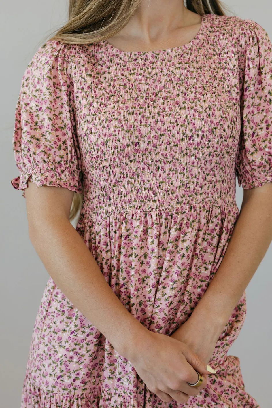 Elloh Baylor Dress- Pink Sale