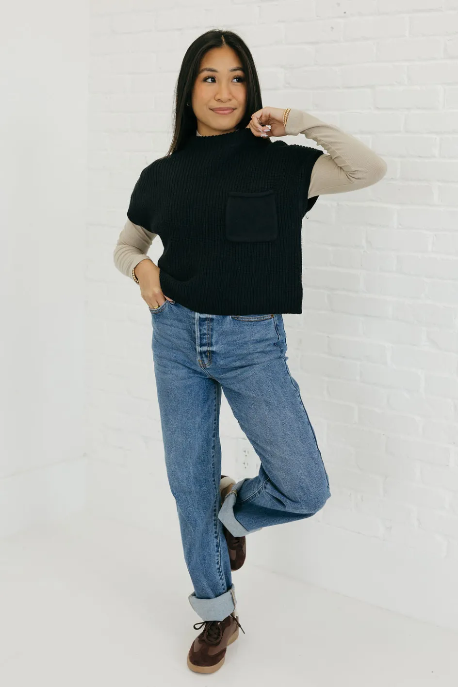 Zenana Blaire Top- Black Clearance