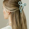 Ali Express Bow Claw Clip- Aqua Fashion