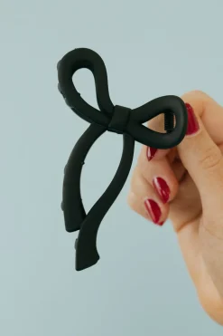 Ali Express Bow Claw Clip- Black Clearance