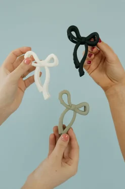 Ali Express Bow Claw Clip- Sage Best