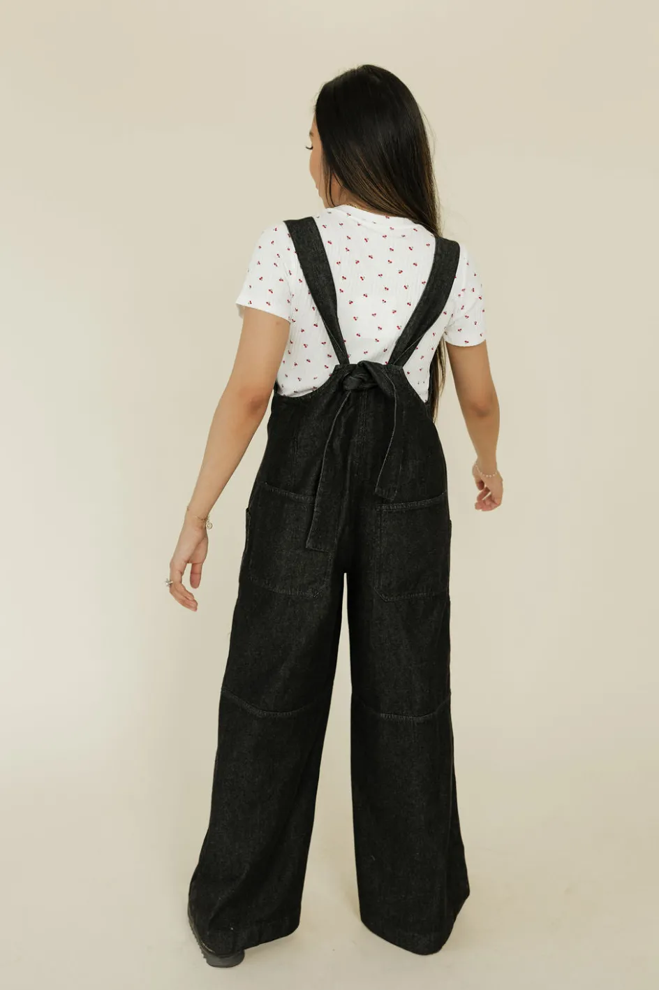 Sweet Lovely by Jen Bradford Overalls-Vintage Black New