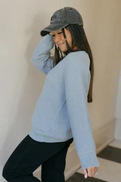 Dongguan Huoyoung Apparel Co Britton Sweater-Powder Blue Outlet