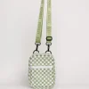 Brixley Crossbody Sling-Green Checkered GreenCheckered Fashion