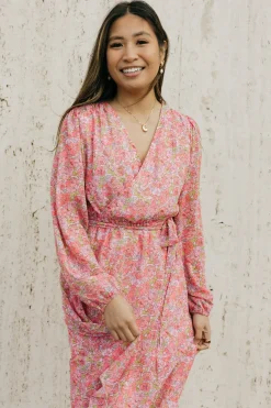 Dongguan Huoyoung Apparel Co Cambree Dress- Floral Pink Clearance