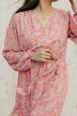 Dongguan Huoyoung Apparel Co Cambree Dress- Floral Pink Clearance