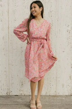 Dongguan Huoyoung Apparel Co Cambree Dress- Floral Pink Clearance