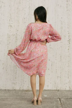 Dongguan Huoyoung Apparel Co Cambree Dress- Floral Pink Clearance