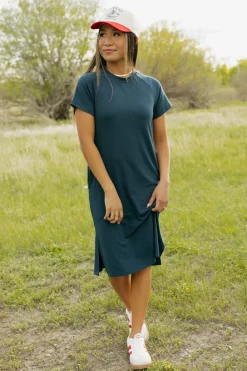 Dongguan Huoyoung Apparel Co Camryn Dress-Dark Blue Sale