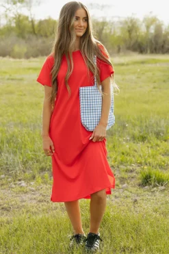 Dongguan Huoyoung Apparel Co Camryn Dress- Red Sale