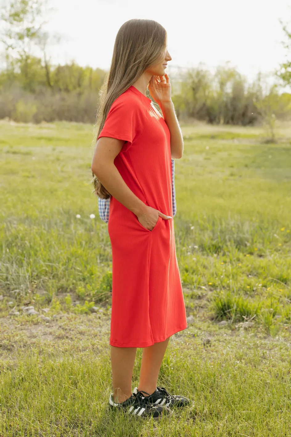 Dongguan Huoyoung Apparel Co Camryn Dress- Red Sale