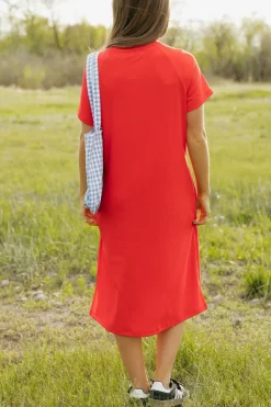 Dongguan Huoyoung Apparel Co Camryn Dress- Red Sale