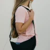 Faire Cara Crescent Bag Black New