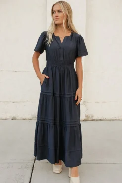 Dongguan Huoyoung Apparel Co Caribbean Dress-Navy Blue Best