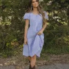 Dongguan Huoyoung Apparel Co Carlie Dress-Cornflower Blue New