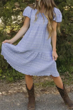 Dongguan Huoyoung Apparel Co Carlie Dress-Cornflower Blue New