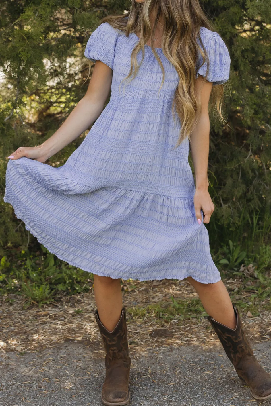 Dongguan Huoyoung Apparel Co Carlie Dress-Cornflower Blue New