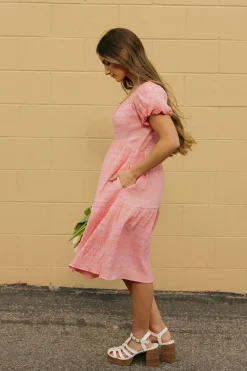 Dongguan Huoyoung Apparel Co Carlie Dress- Pink Outlet