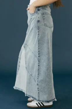 Cloud Ten Cayden Skirt-Medium Blue Discount