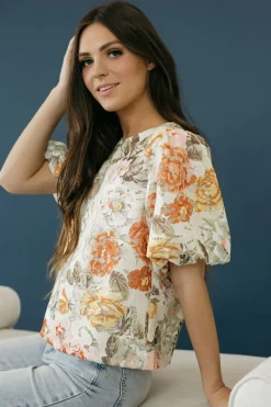 Skies Are Blue Cece Top-Sage Multi Green Discount