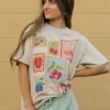 Blume + Co Cherry Stamps Tee-Sand Neutral Sale