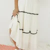 Polagram Cierra Skirt-Ivory Neutral Clearance