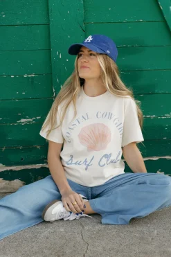 WKNDER Coastal Cowgirl Tee-Ivory White Outlet