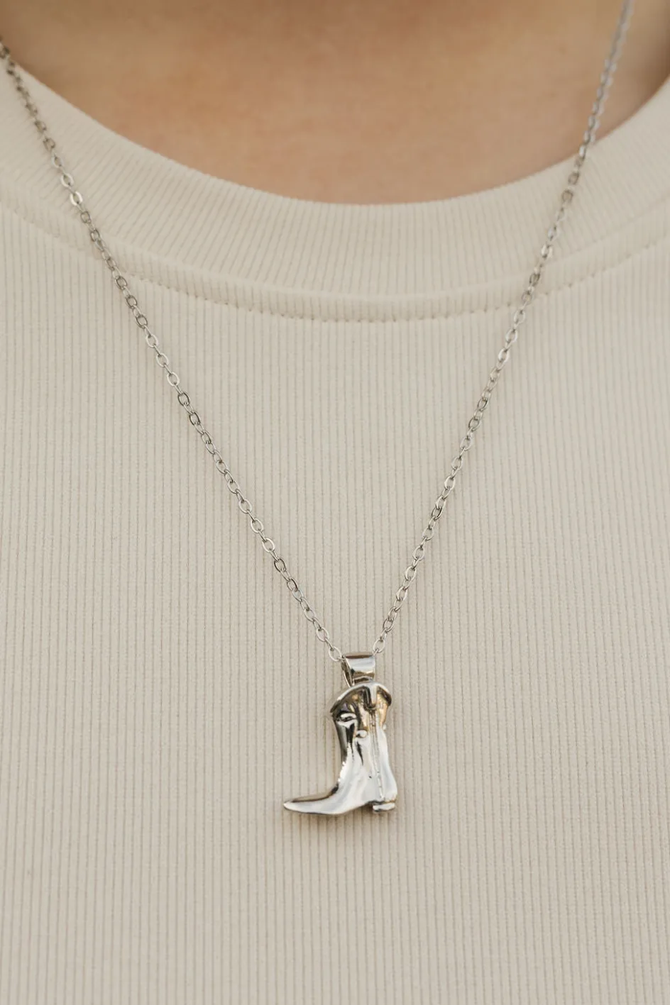 Ali Express Cowgirl Boot Necklace Gold/Silver Outlet