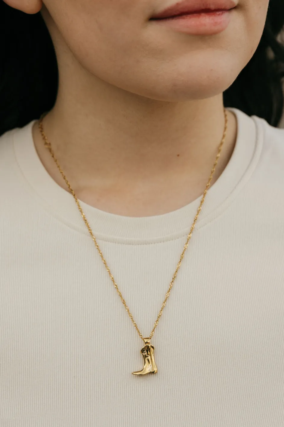 Ali Express Cowgirl Boot Necklace Gold/Silver Outlet