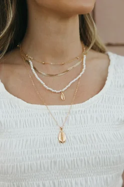 Ali Express Cowrie Shell Necklace-Gold Best