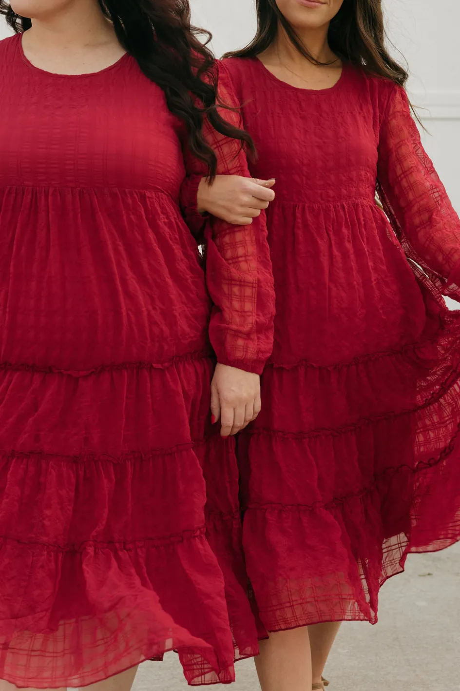 Dongguan Huoyoung Apparel Co Curtis Dress-Maroon Red Fashion