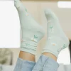 Ali Express Daisy Socks- Mint Discount